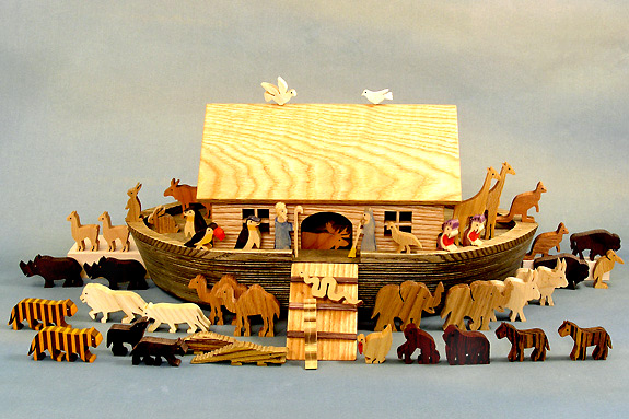 Wooden Noah's Ark, Toy Noah's Arks, Noahs Ark keepsake ...